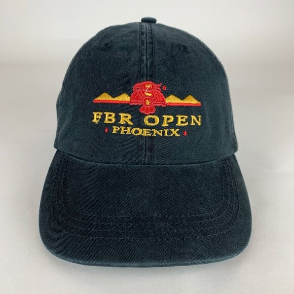 FBR Phoenix Open Black Alternative Apparel Relaxed Fit Strapback Hat - Picture 2 of 6